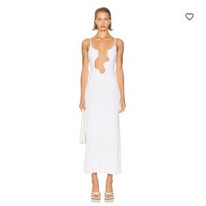 CHRISTOPHER ESBER SALACIA WIRE SUNRAY DRESS, SIZE XS